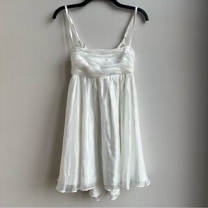 Lovers and Friends Jazlyn Mini Dress White Babydoll NWT